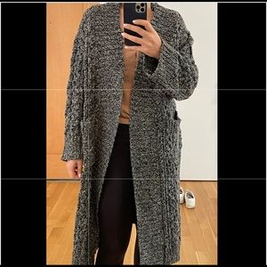 Zara- Knit jacket and matching crop top- size M